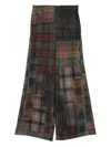 Bye Patchwork Design Trousers In Gray
