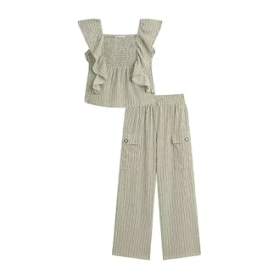 Byer California Big Kid Girls 2-pc. Pant Set In Brown