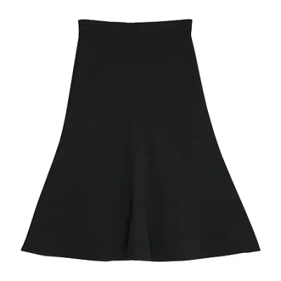 Byer California Big Kid Girls Mid Rise Midi A-line Skirt In Black