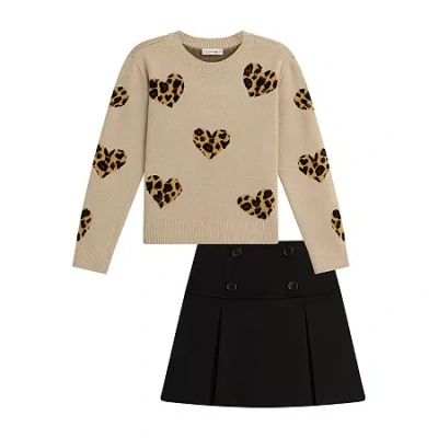 Byer California Little & Big Kid Girls 2-pc. Skirt Set In Brown