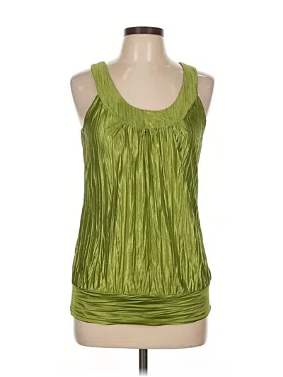 Pre-owned Byer California Sleeveless Blouse In Green