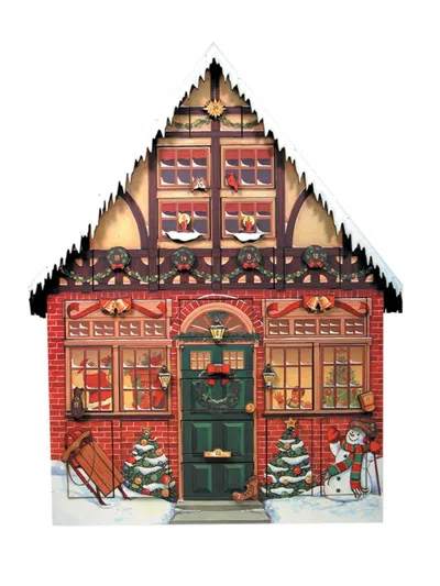 Byers' Choice Christmas House Advent Calendar In Multi