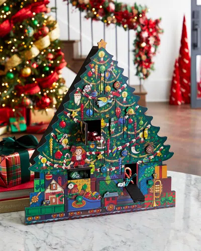 Byers' Choice Christmas Tree Advent Calendar In Multi