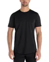Bylt Basics Drop Cut Tee In Black