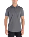 Bylt Basics Everyday Drop Polo Shirt In Gray