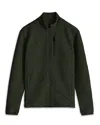 Bylt Basics Padded Zip Front Jacket In Green