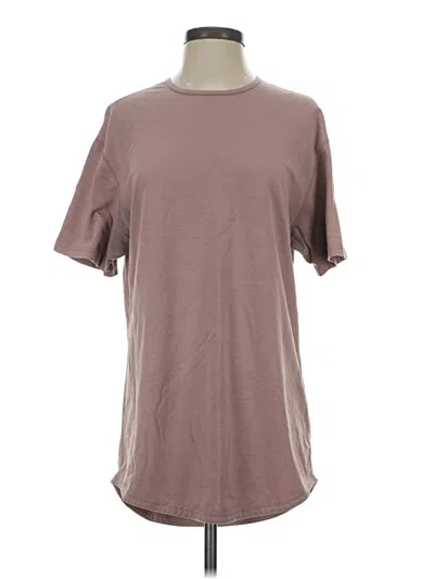 Pre-owned Bylt Short Sleeve T-shirt In Brown