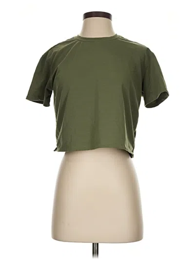 Pre-owned Bylt Short Sleeve T-shirt In Green