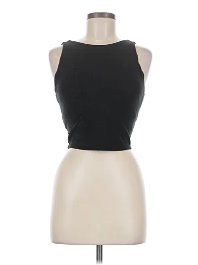 Pre-owned Bylt Tank Top Black Strapless Neckline Tops