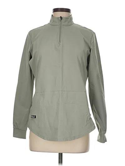 Pre-owned Bylt Zip Up Hoodie In Green