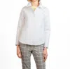 Bylyse Shirttail Quilted Jacket In White In White