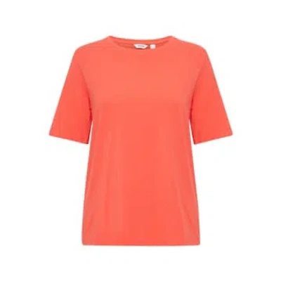 B.young 20813611 Pamila Half Sl T-shirt 2 In Cayenne In Red