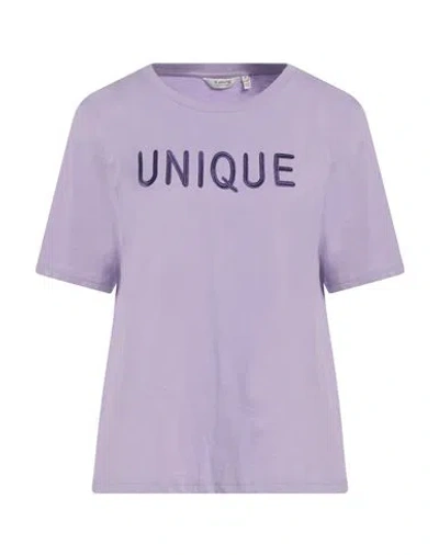 B.young B. Young Woman T-shirt Lilac Size L Cotton