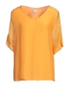 B.young B. Young Woman Top Orange Size M/l Viscose, Silk