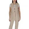 B.young Beige Polyester Vest In Sand