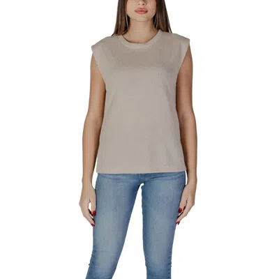 B.young B. Young Viscose Tops & Women's T-shirt In Beige
