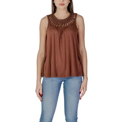 B.young B. Young Viscose Tops & Women's T-shirt In Brown