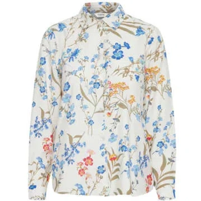 B.young Byimilda Shirt Marshmallow Mix In White