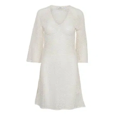 B.young Bymilon Short Dress Birch In White
