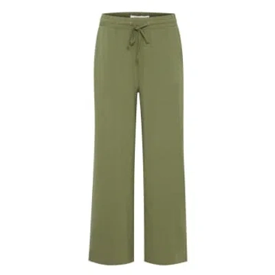 B.young Bypandinna Trousers Olivine In Green
