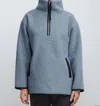B.young Cidan 1/2 Zip Pullover In Blue In Blue