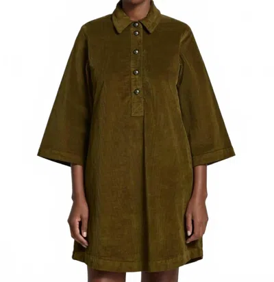 B.young Dasik Mini Dress In Olive In Green