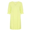 B.YOUNG FALAKKA A SHAPE DRESS IN SUNNY LIME