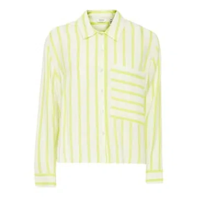 B.young Funda Ls Shirt Sunny Lime Mix In Green