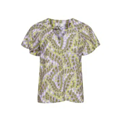 B.young Ibano Blouse In Orchid Bloom Mix In Gray