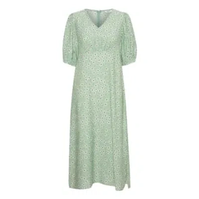 B.young Ibano Dress Fair Green Flower