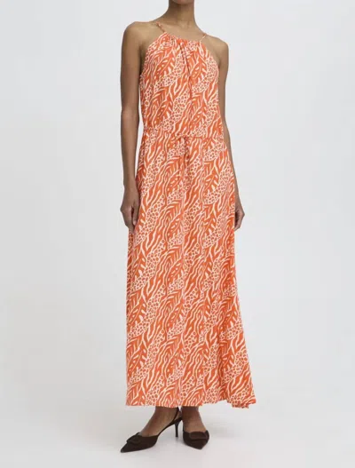 B.young Joell Slip Dress In Orange