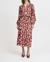 B.young Josa Top In Pomegranate Mix In Multi
