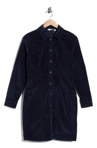 B.young Long Sleeve Shirtdress In Black