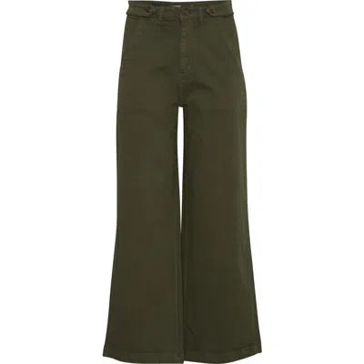 B.young Lydia Flare Leg Pants In Green