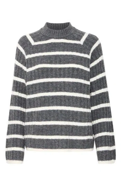 B.young Marianne Striped Sweater In Multi