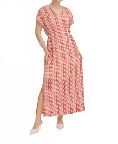 B.young Prisca Crochet Dress In Raspberry Rose Multi