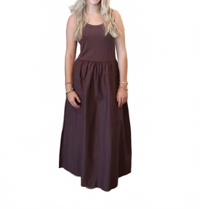 B.young Suni Midi Dress In Brown