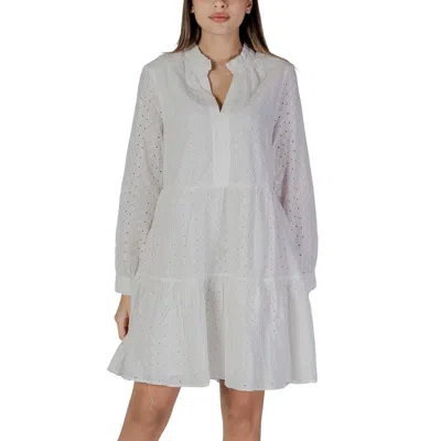 B.YOUNG WHITE COTTON DRESS