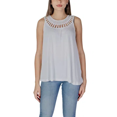 B.young B. Young Viscose Tops & Women's T-shirt In White