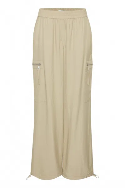 B.young Women's Cargo Pants In Beige In Neutral