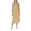 B.young Yellow Cotton Dress