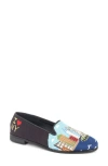 Bypaige I Love New York Needlepoint Loafer In Black