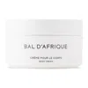 Byredo Bal D'afrique Body Cream, 200 ml In N/a
