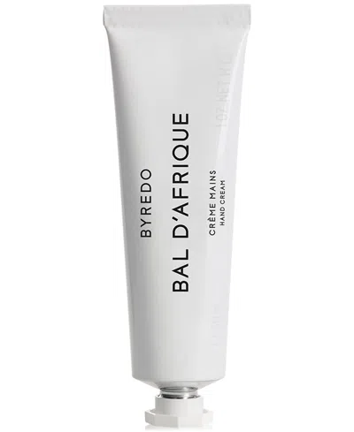 Byredo Bal D'afrique Hand Cream, 1 Oz. In Transparent