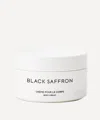 Byredo Black Saffron Body Cream 200ml In White