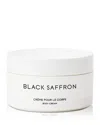 Byredo Black Saffron Body Cream 200ml In White