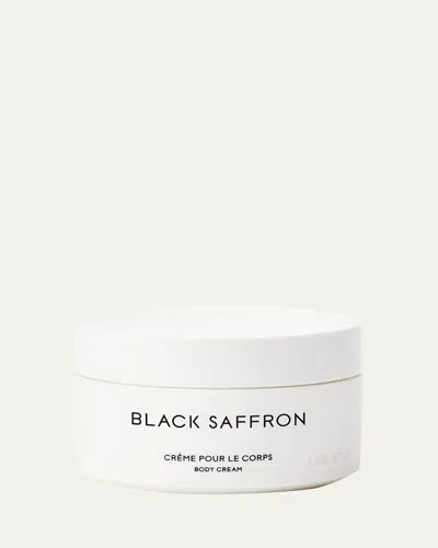 Byredo Black Saffron Body Cream, 6.8 Oz. In Transparent