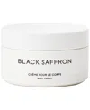 Byredo Black Saffron Body Cream 200ml In Transparent