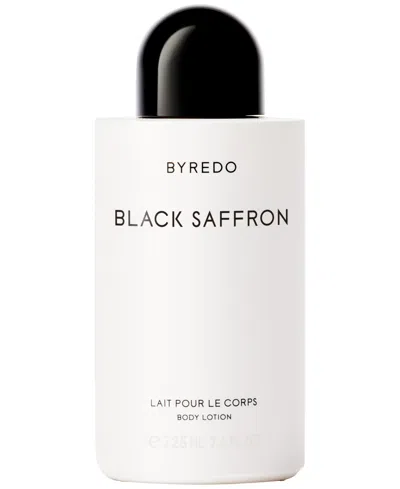 Byredo Black Saffron Body Lotion, 7.6 Oz. In Transparent