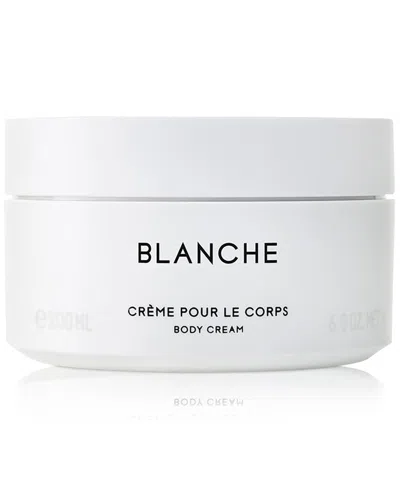 Byredo Blanche Body Cream, 6.8 Oz. In Transparent
